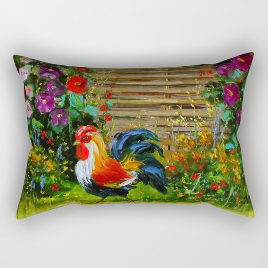 The owner of the farm Rectangular Pillow