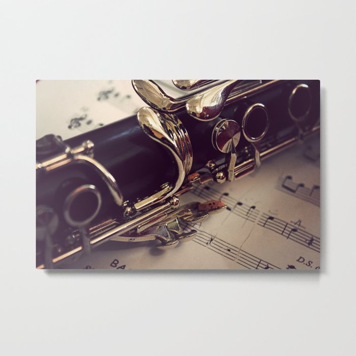 Clarinet Metal Print