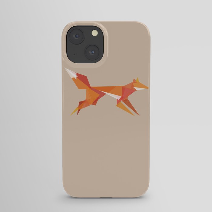 Fractal geometric fox iPhone Case