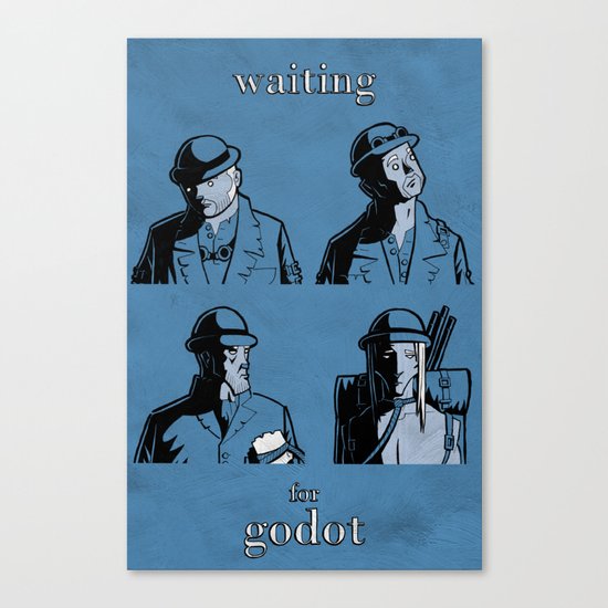 Waiting for Godot Canvas Print