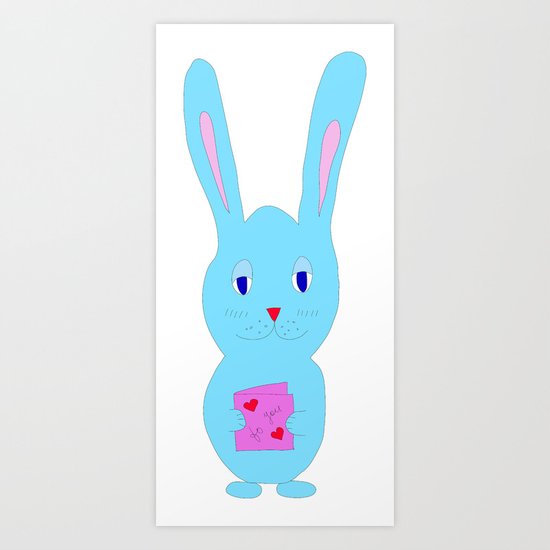 rabbit Art Print