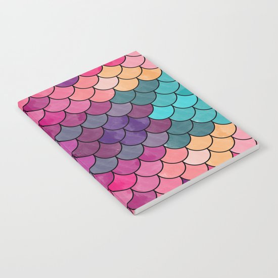 Watercolor Lovely Pattern VVXVIII Notebook