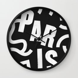 Paris Routes Wall Clock