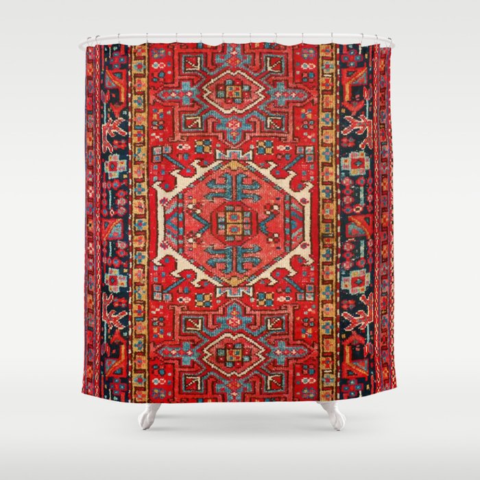 antique persian rug pattern  Shower Curtain