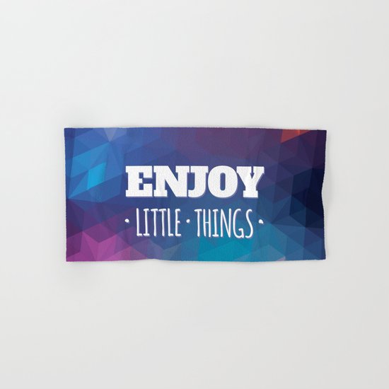 Enjoy Little Things Hand & Bath Towel
