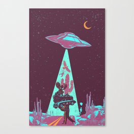 DESERT UFO Canvas Print