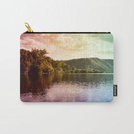 Rainbow mountain lake landscape Carry-All Pouch