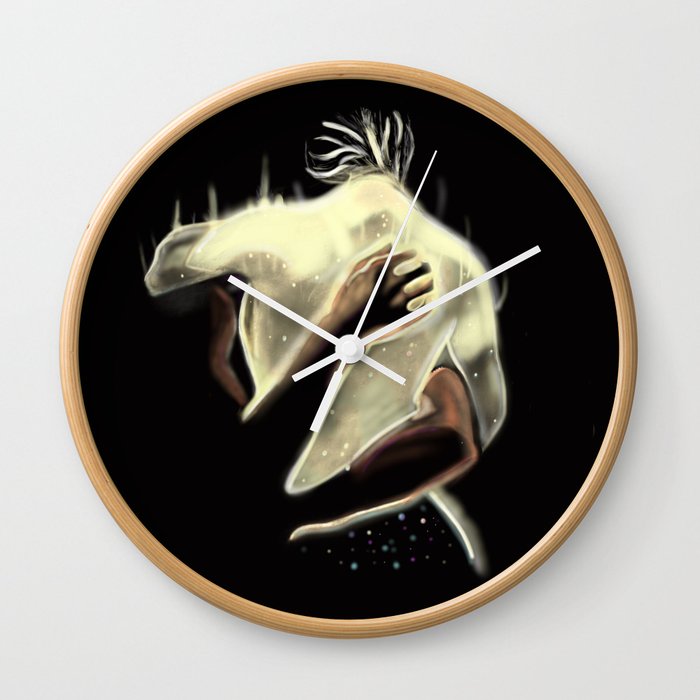 Star crossed Lovers Wall Clock