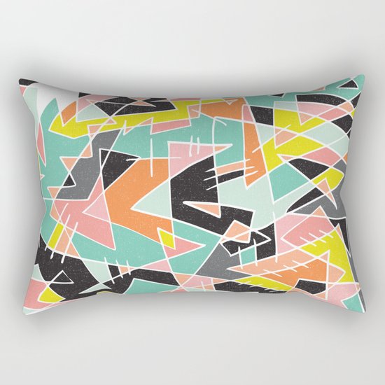 ABSTRACT 3 Rectangular Pillow