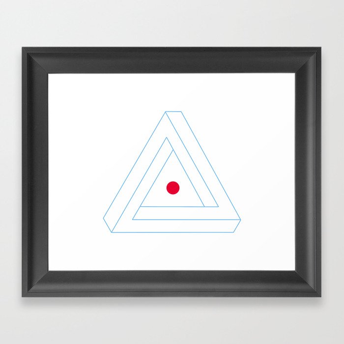 Bermudas Triangle Framed Art Print