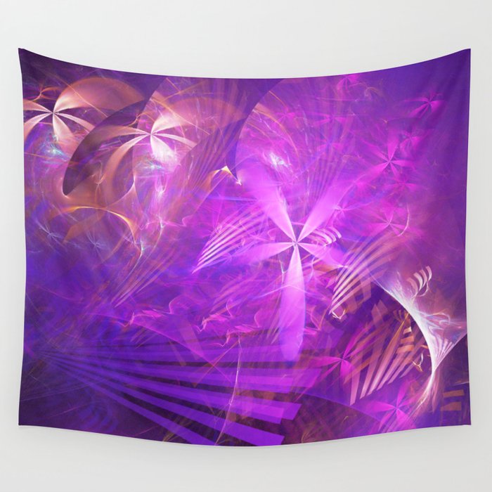 Variations in Purple Wall Tapestry