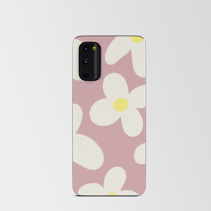 Pink Daisy Android Card Case