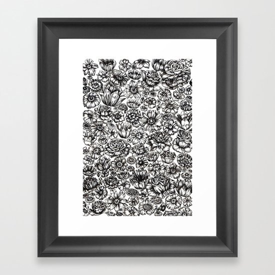 Flowers Framed Art Print