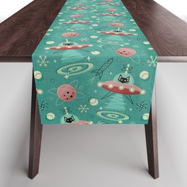 Atomic Cats in Space - ©studioxtine Table Runner
