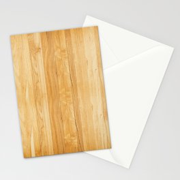 Vertical Pale Faux Bois - Faux Wood Stationery Card