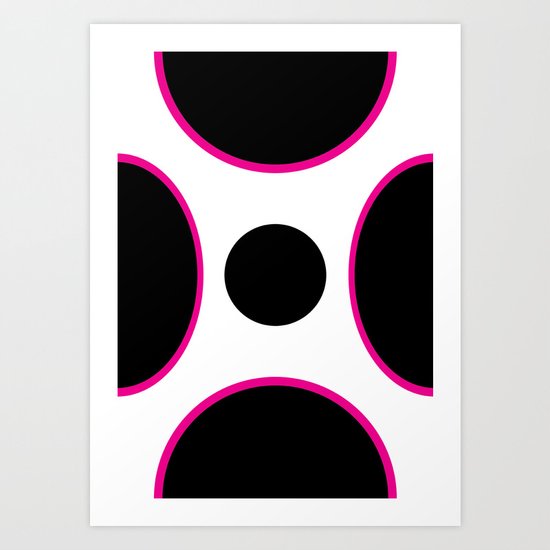 Pop Art Circles Art Print