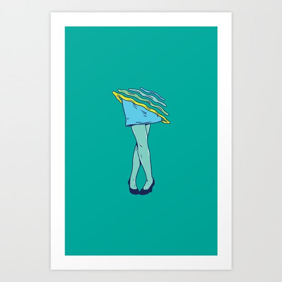 Just legs Art Print