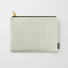 CALMING ALOE COLOR. Plain Pale Green Carry-All Pouch