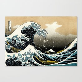The Great Wave Off Kanagawa ,No.2, Canvas Print
