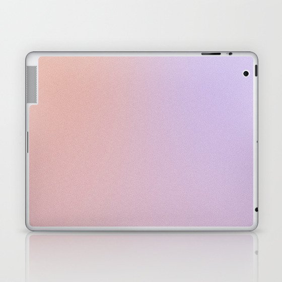 Abstract muted pastel gradient with noise Laptop & iPad Skin