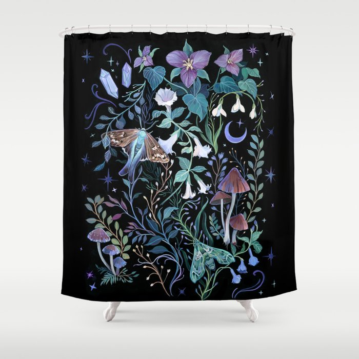 Night Garden Shower Curtain