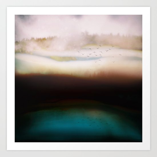 Winters Dusk Art Print