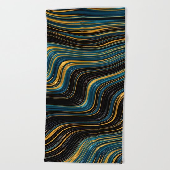 Go With the Flow Beach Towel