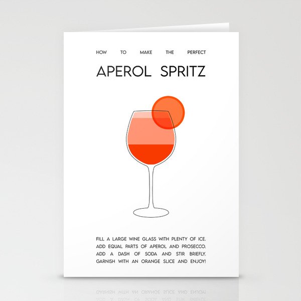 How to make the perfect Aperol Spritz  Stationery Cards