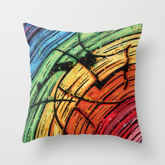 Orixás - Oxumaré Throw Pillow