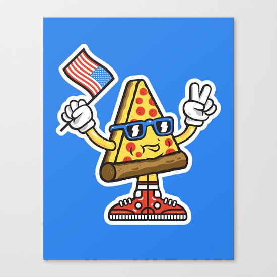 Pizza Party Canvas Print