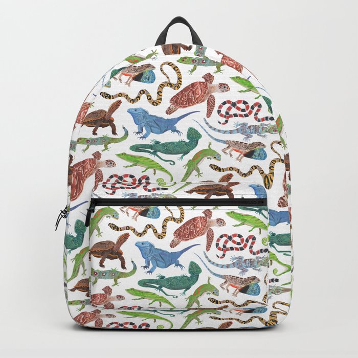 Endangered Reptiles Around the World Backpack