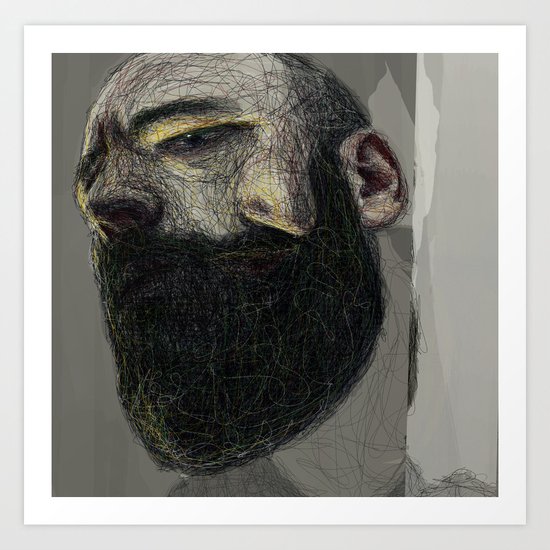 Self Portrait at 33 #3 Art Print