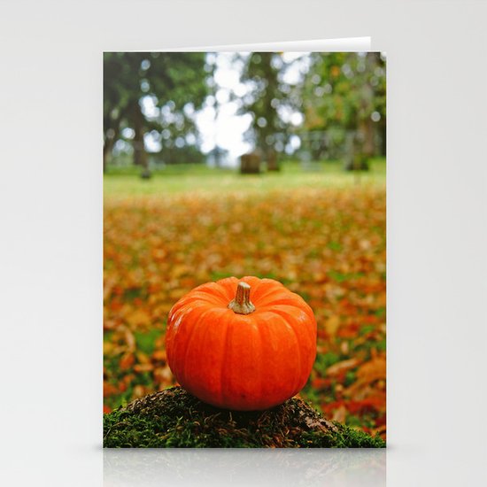 Autumn orange Stationery Cards