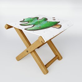 christmas gingerbread in the form of a tree  Folding Stool