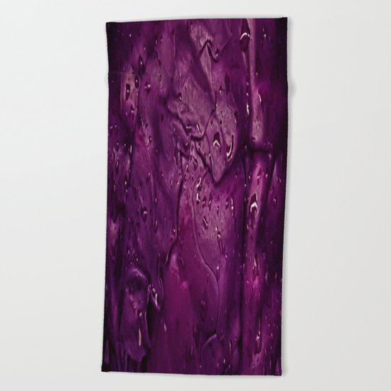 Wet: Purple Beach Towel