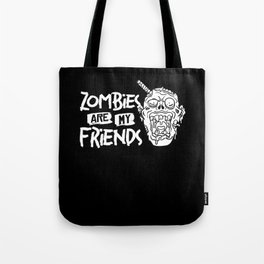 Scary Zombie Halloween Undead Monster Survival Tote Bag