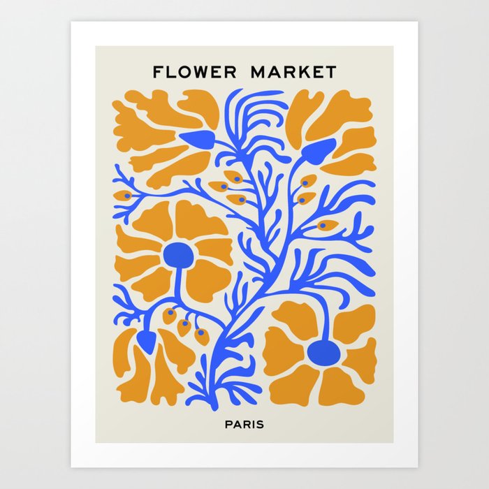 Flower Market 06: Paris Art Print