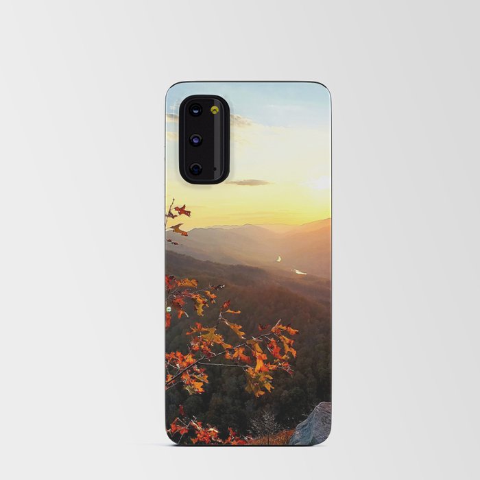 A Blue Ridge Sunset Android Card Case