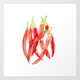 chilli peppers art prints