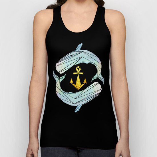 white whale Unisex Tank Top