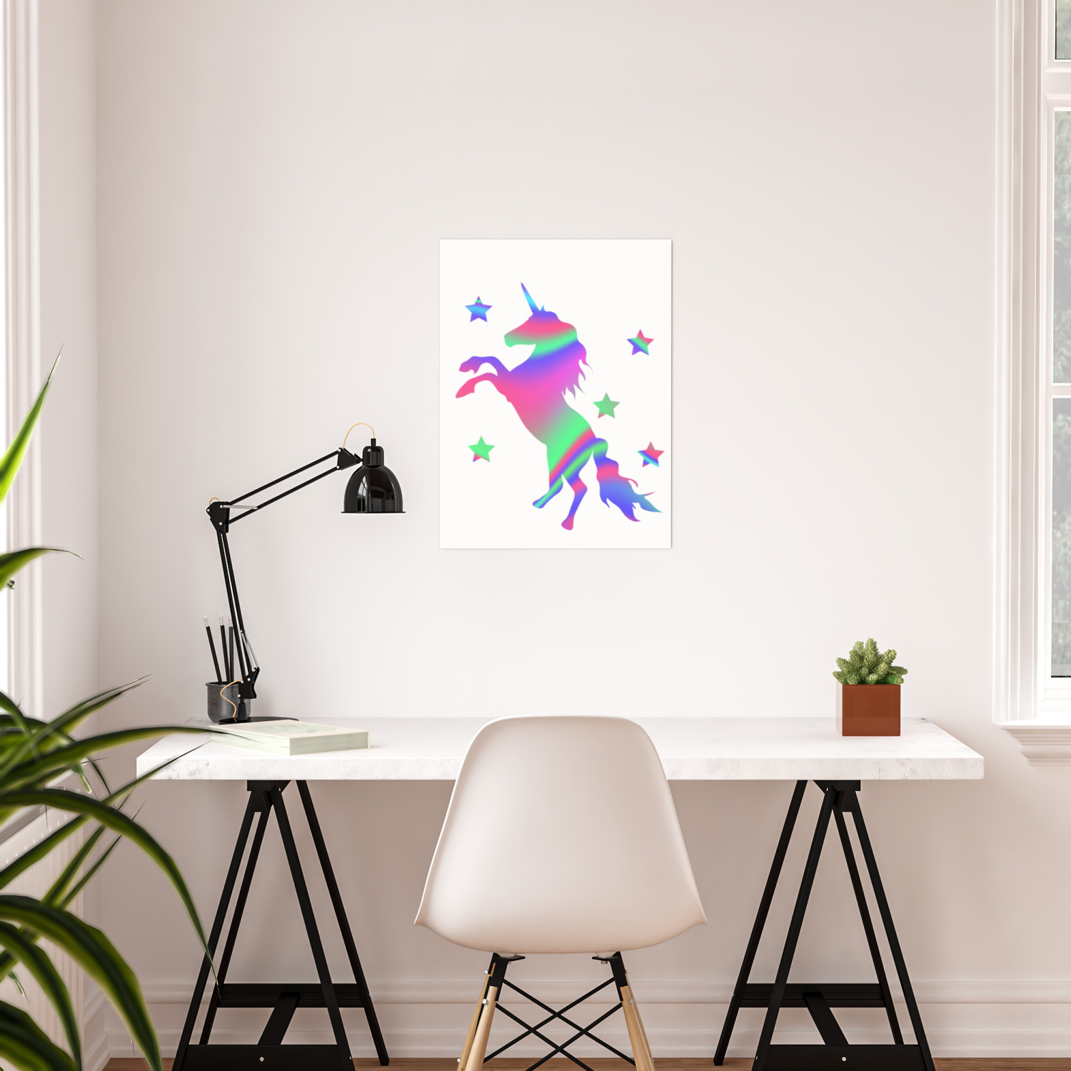 Psychedelic Unicorn Product Gift Aesthetic Rainbow Unicorn Design