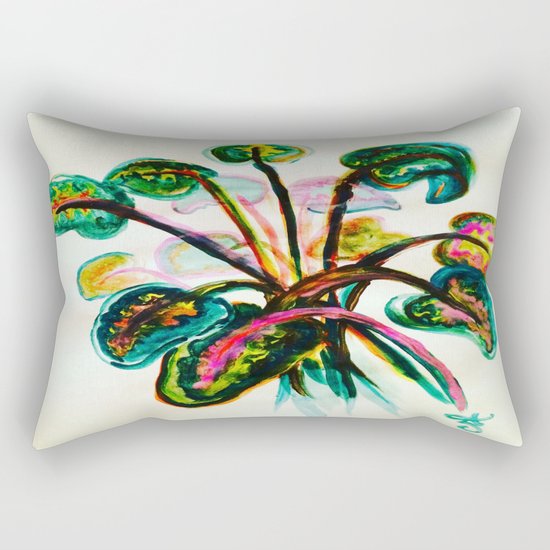 A Bouquet of Leaves Rectangular Pillow