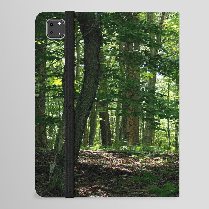 Pine tree woods iPad Folio Case