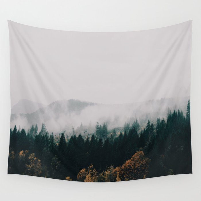 Forest Fog Wall Tapestry