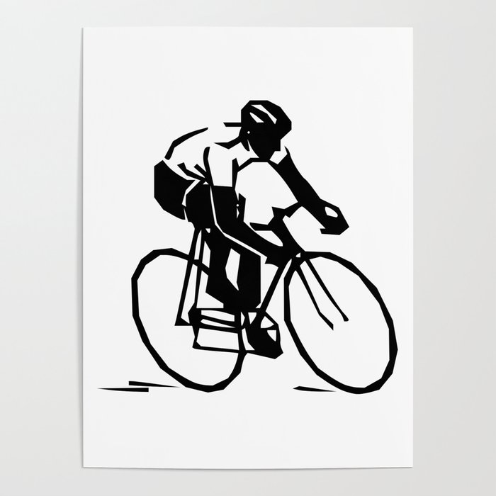 Cool Cyclist Poster