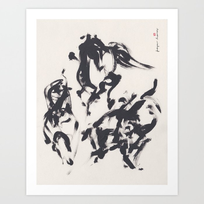 Horses (New Trio) Art Print