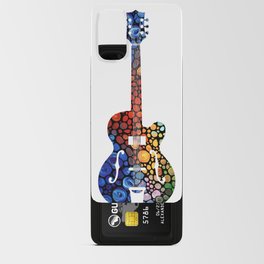 Colorful Mosaic Vintage Guitar Music Art Android Card Case