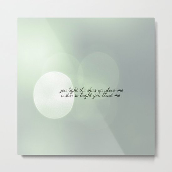 You light the sky Metal Print