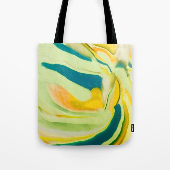 What The World Needs Now. Yellow Marble. Tote Bag