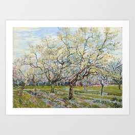 The White Orchard by Vincent van Gogh Art Print